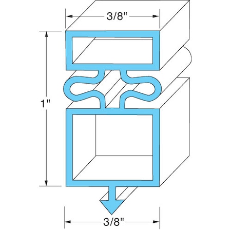True Gasket, Door 25 3/4" X 26 3/4" 810808